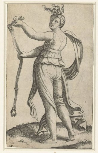Woman with Horse Bit as Personification of Temperance (Temperantia)