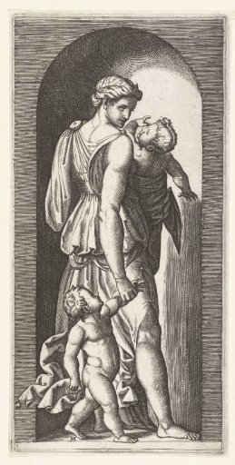 Woman as Personification of Love (Charity) with Two Children