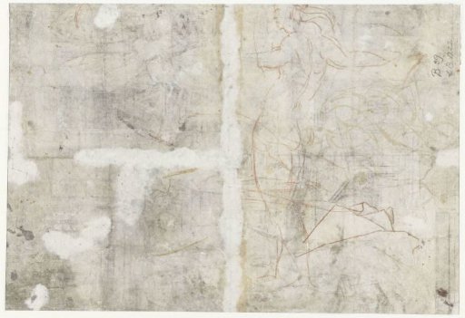 Sketch of a Standing Nude Figure
