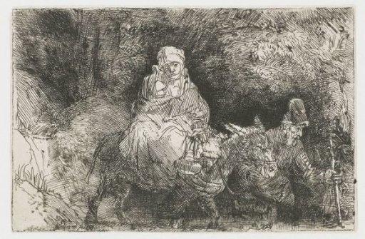 The flight into Egypt