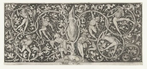 Scrolls with Dancing Figures