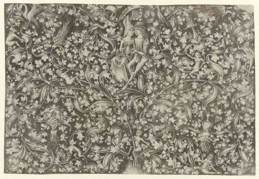 Foliate Ornament with an Amorous Couple