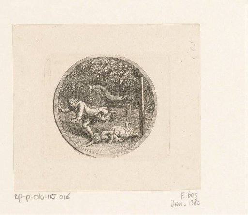 Young couple pursued by an older man