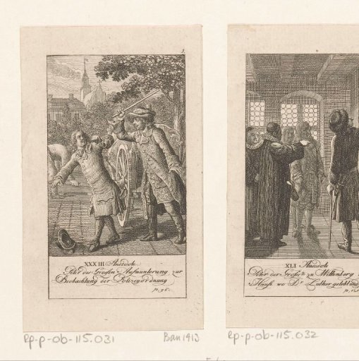Peter the Great points out the sergeant's inattention
