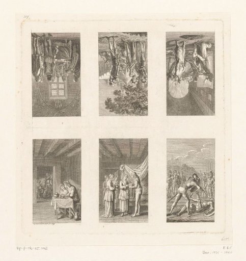 Six scenes from the Prussian-Brandenburg state history