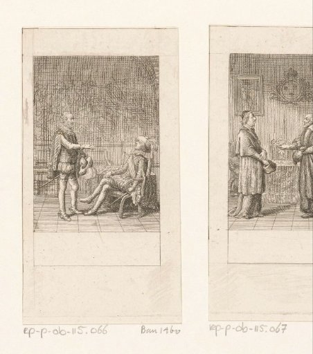 Charles IX in conversation with Gaspard de Coligny