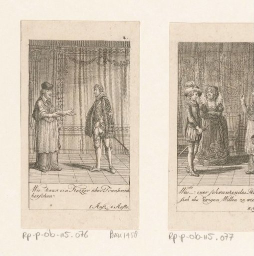 Henry I of Guise in conversation with Charles of Lorraine