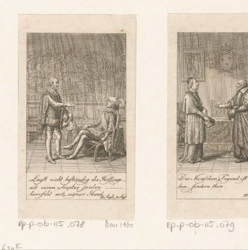 Charles IX in conversation with Gaspard de Coligny