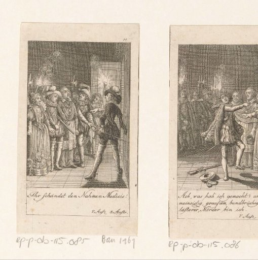 Henry of Navarre insults Catherine de' Medici