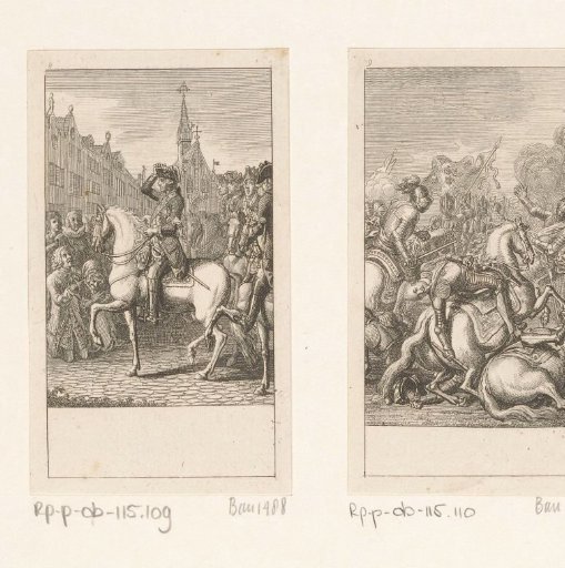 Gustav III of Sweden on horseback