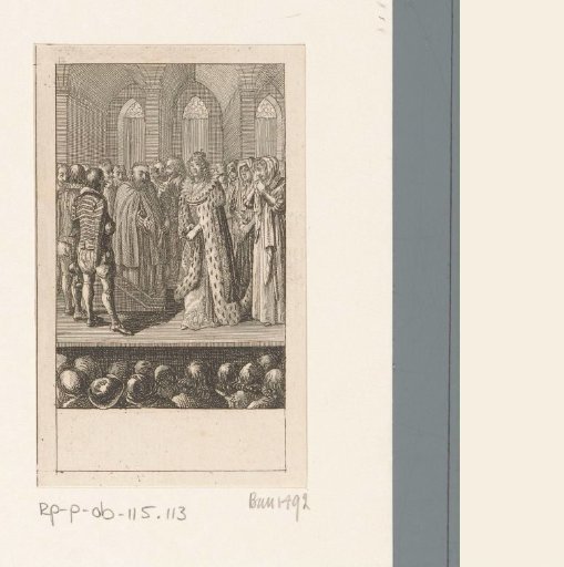Mary I of Scotland at the scaffold