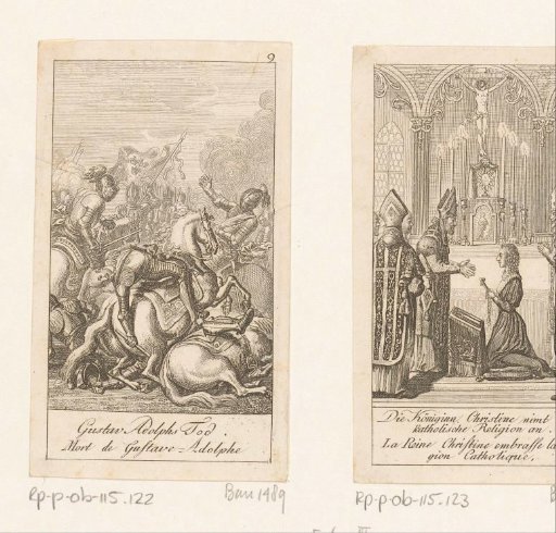 Gustav Adolf II falls in the Battle of Lützen