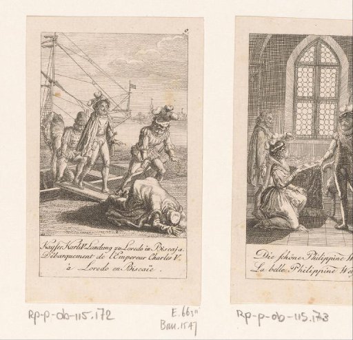 Emperor Charles V lands at Laredo