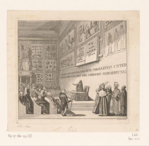 Allegory on the world and society