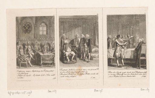 Three scenes from Brandenburg history