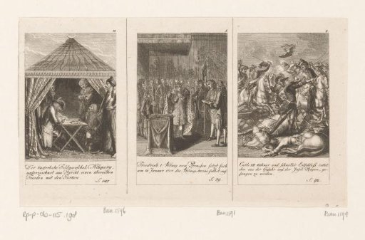 Three scenes from Brandenburg history