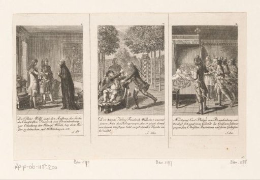Three scenes from Brandenburg history