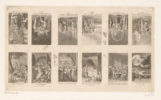 Six scenes from Modern History and six scenes from Blumauer's Aeneid