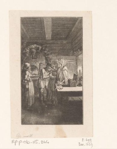 A Well-to-Do Lady Spending the Night at an Inn