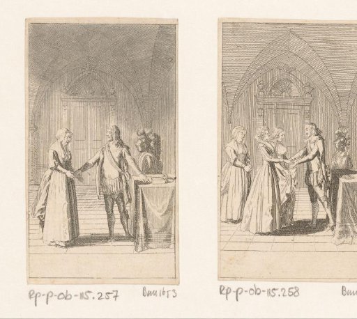 Pierre Terrail de Bayard Thanking the Landlady for Her Good Care