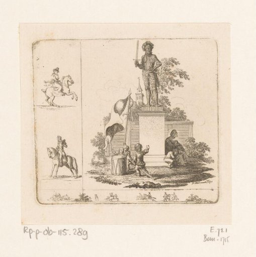 Veneration of the statue of the great Roland