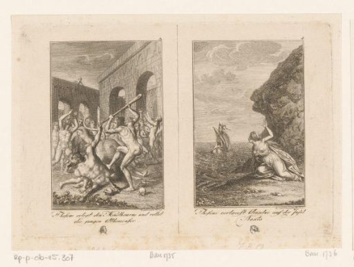 Two Scenes from the Life of Theseus