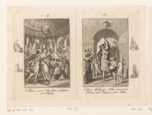 Two Scenes from the Life of Theseus
