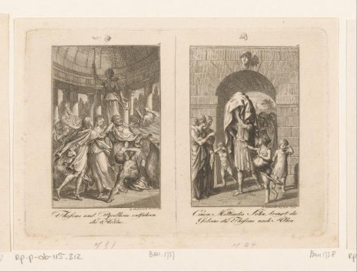 Two Scenes from the Life of Theseus