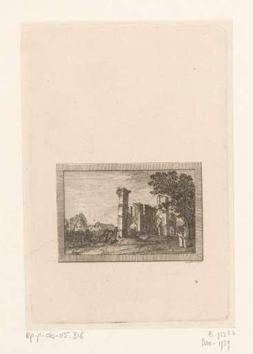 View of the Ruins of the Monastery near Oldenburg