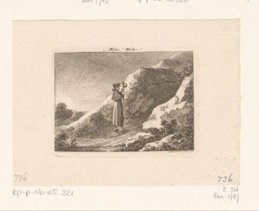 Pilgrim Enters the Mountain Path