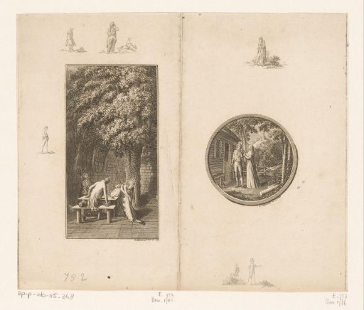Two Scenes from Clara by Jean de La Fontaine