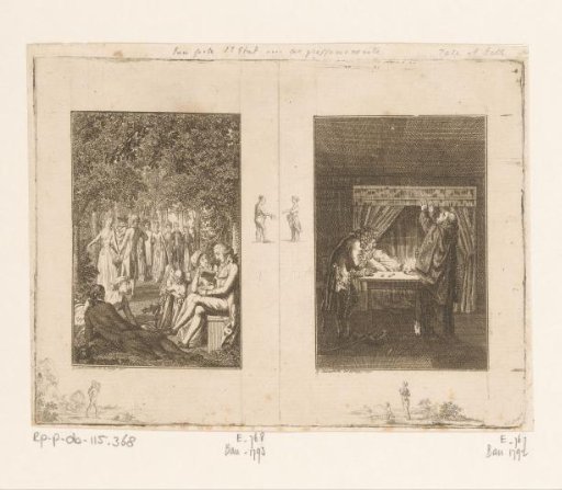 Two Scenes from the Stories of Wilhelm Gottlieb Becker