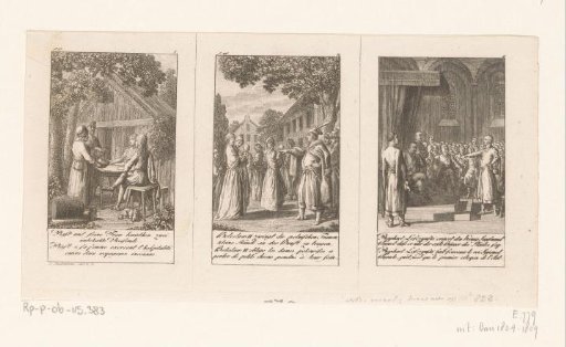 Three scenes from the history of Poland
