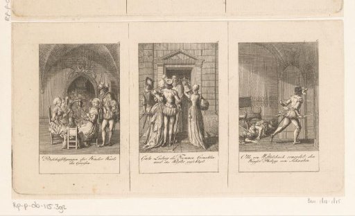 Three scenes from the older and middle history