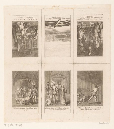 Six scenes from the older and middle history