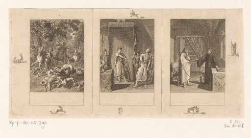 Three scenes from the history of Poland