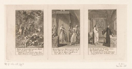 Three scenes from the history of Poland