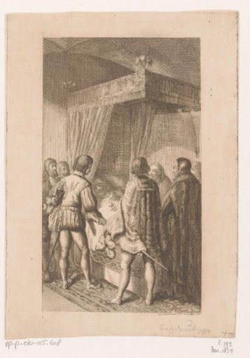 Otto II of Bavaria on his Deathbed