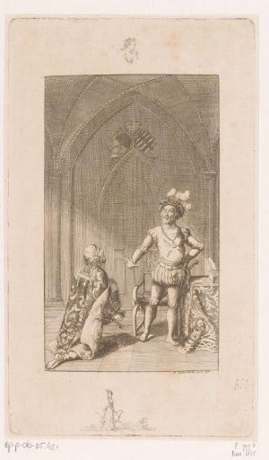 Henry XIII receives a Knight