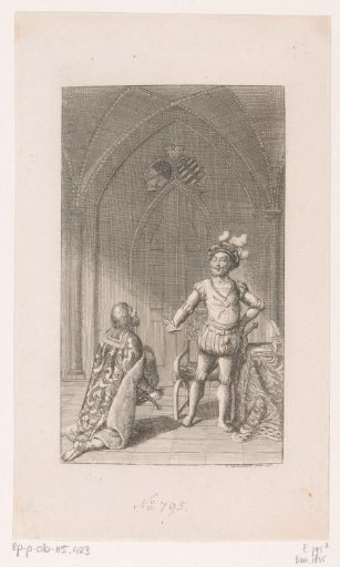 Henry XIII receives a Knight