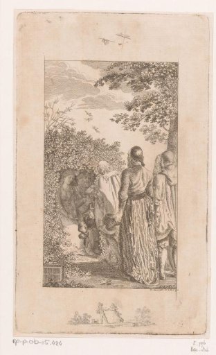 Henry I receives the brother of the deceased King Conrad I in his garden