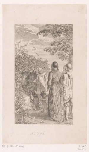 Henry I receives the brother of the deceased King Conrad I in his garden