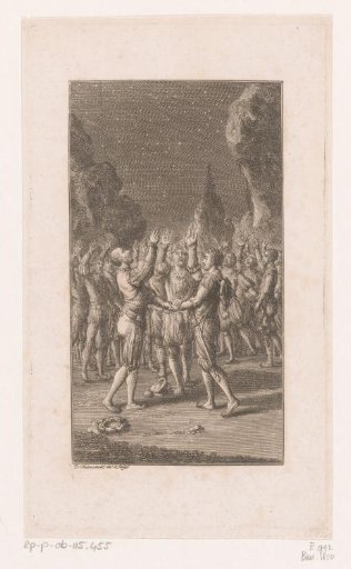 Men Taking an Oath Under the Starry Sky