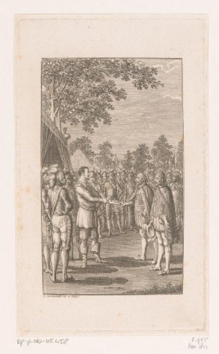 Ferdinand II Receives the Document from Albrecht von Wallenstein