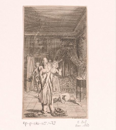 Lovelace Removing His Disguise