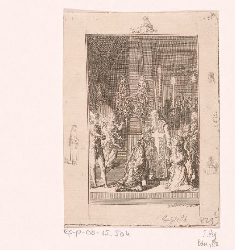 Agnes interrupts the wedding ceremony of Bertha and Egbert