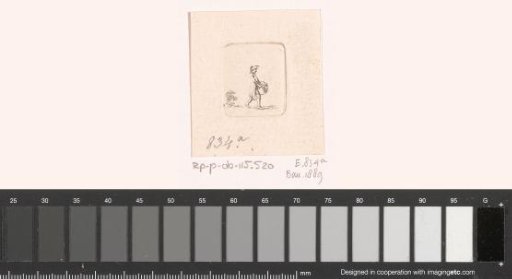 Fleeing man with basket