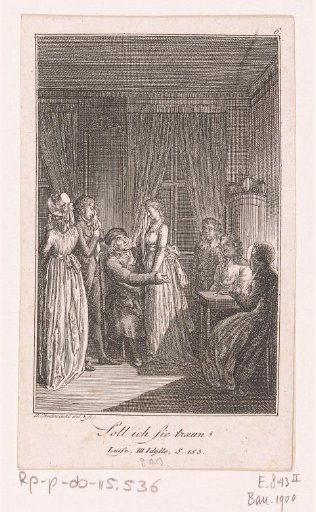 Luise and Walter are addressed by her father before their wedding