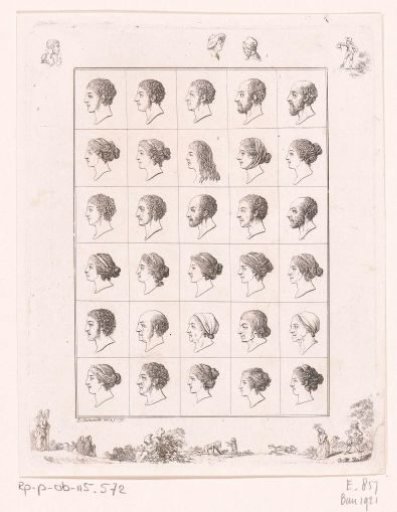Thirty Physiognomic Heads