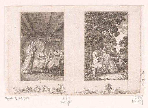 Two Scenes from the Stories of Wilhelm Gottlieb Becker